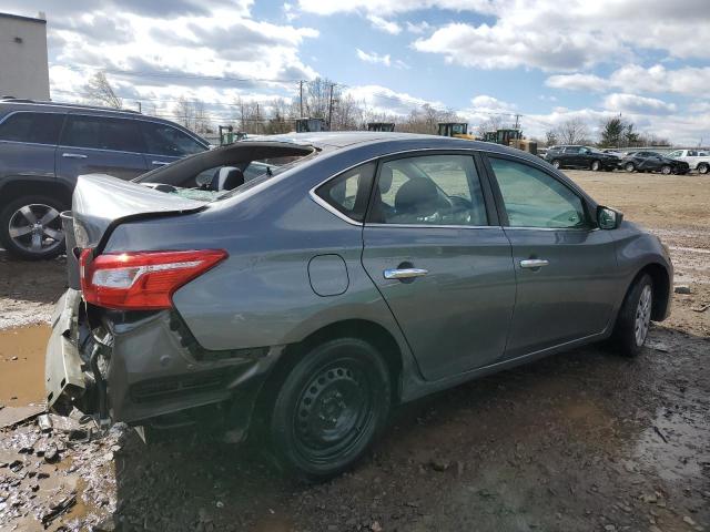 3N1AB7AP1KY207673 - 2019 NISSAN SENTRA S GRAY photo 3