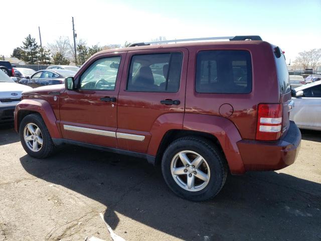 1J8GN58K08W155751 - 2008 JEEP LIBERTY LIMITED BURGUNDY photo 2