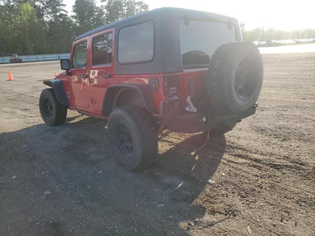 1J4GB39199L723647 - 2009 JEEP WRANGLER U X RED photo 2