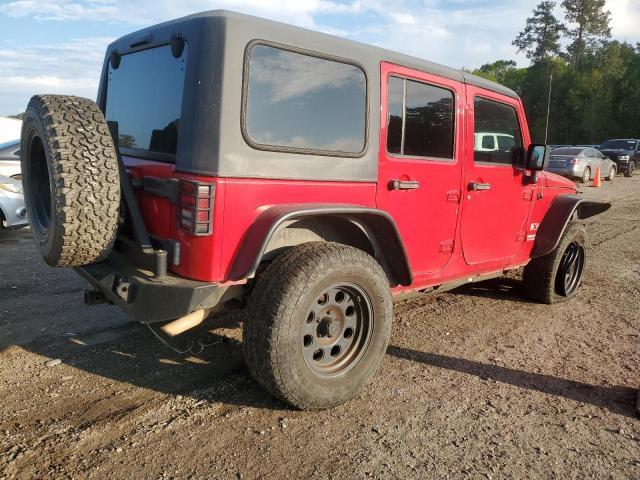 1J4GB39199L723647 - 2009 JEEP WRANGLER U X RED photo 3