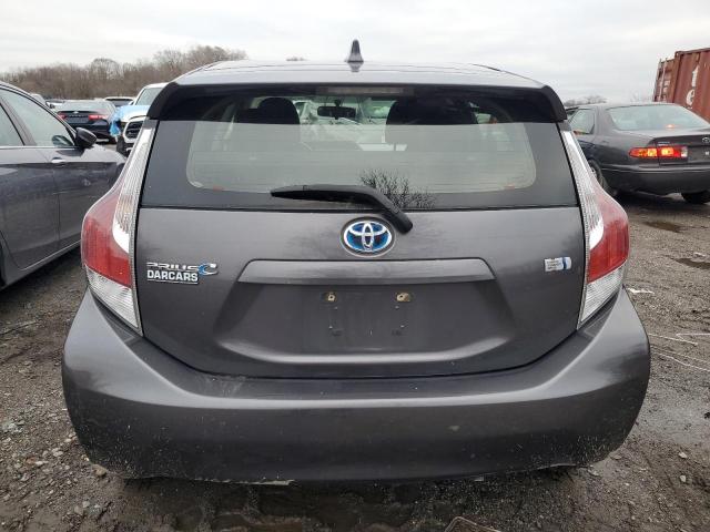 JTDKDTB32F1099090 - 2015 TOYOTA PRIUS C CHARCOAL photo 6