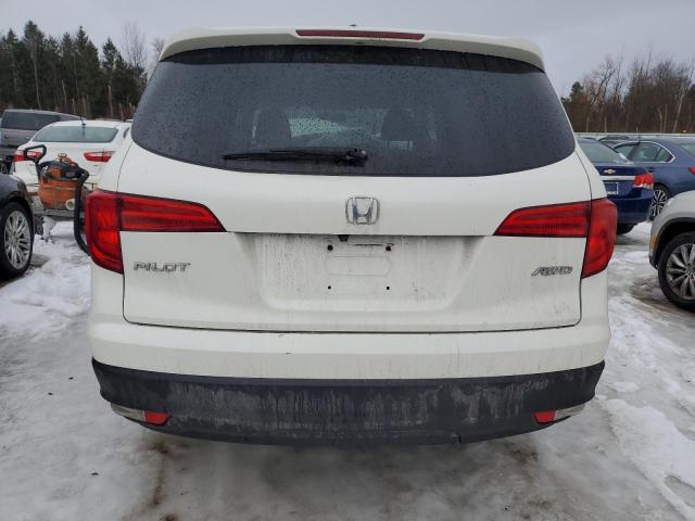 5FNYF6H3XJB027129 - 2018 HONDA PILOT EX WHITE photo 6