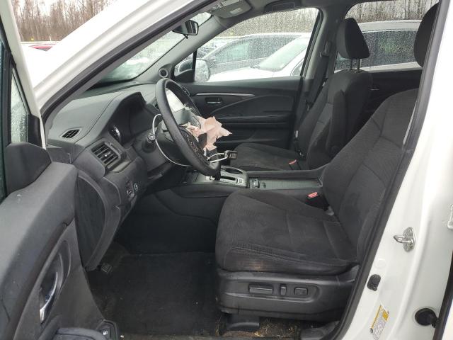 5FNYF6H3XJB027129 - 2018 HONDA PILOT EX WHITE photo 7