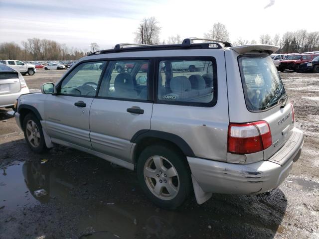 JF1SF65681H750469 - 2001 SUBARU FORESTER S SILVER photo 2