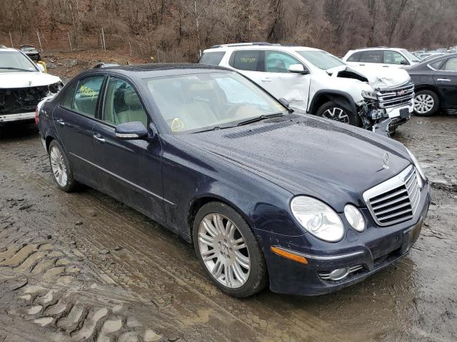 WDBUF87X88B261196 - 2008 MERCEDES-BENZ E 350 4MATIC BLUE photo 4