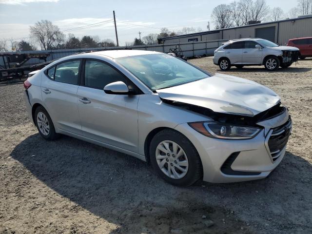 5NPD74LF3HH104484 - 2017 HYUNDAI ELANTRA SE SILVER photo 4