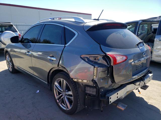 JN1AJ0HP2BM800218 - 2011 INFINITI EX35 BASE Մոխրագույն լուսանկար 2