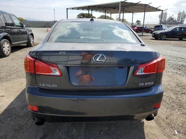 JTHBK262595096245 - 2009 LEXUS IS 250 GRAY photo 6