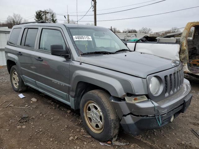 1J4NF1GB0BD259028 - 2011 JEEP PATRIOT SPORT GRAY photo 4