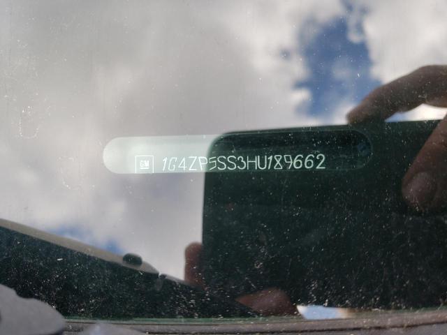 1G4ZP5SS3HU189662 - 2017 BUICK LACROSSE ESSENCE BURGUNDY photo 13