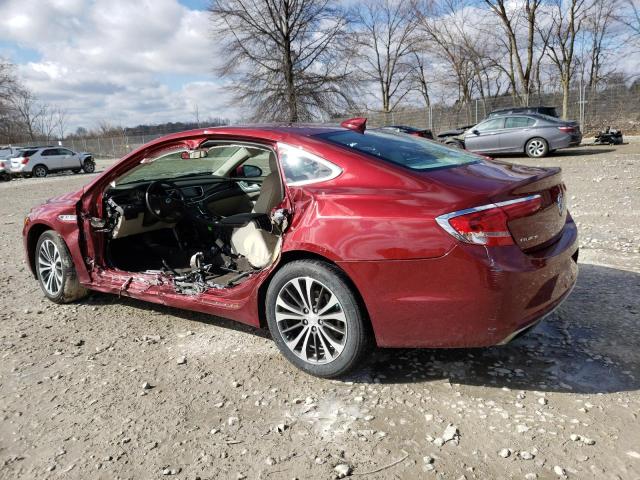 1G4ZP5SS3HU189662 - 2017 BUICK LACROSSE ESSENCE BURGUNDY photo 2