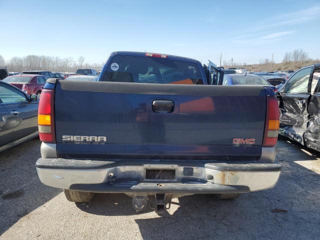 2GTEK19T321298053 - 2002 GMC NEW SIERRA K1500 BLUE photo 6