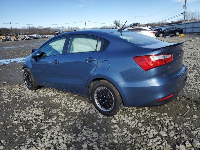 KNADM4A30G6659030 - 2016 KIA RIO LX BLUE photo 2
