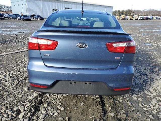 KNADM4A30G6659030 - 2016 KIA RIO LX BLUE photo 6