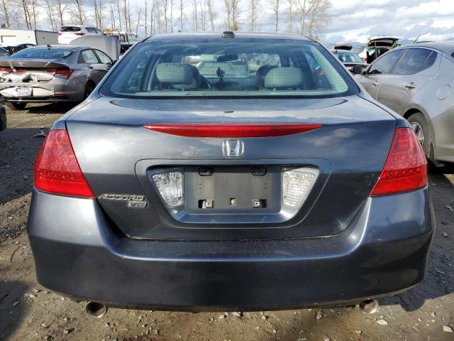 1HGCM66536A042061 - 2006 HONDA ACCORD EX BLUE photo 6