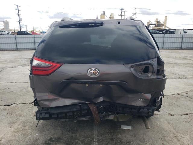 5TDYZ3DC5LS054345 - 2020 TOYOTA SIENNA XLE GRAY photo 6