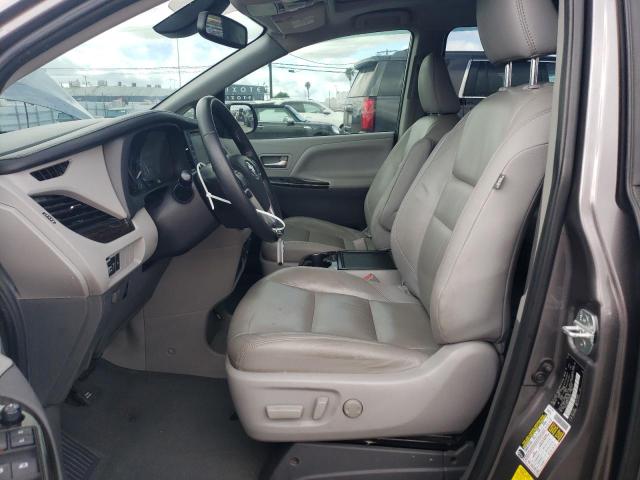 5TDYZ3DC5LS054345 - 2020 TOYOTA SIENNA XLE GRAY photo 7