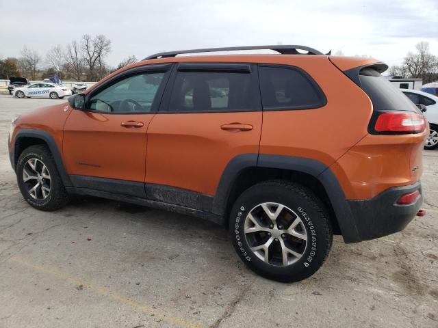 1C4PJMBS7GW293095 - 2016 JEEP CHEROKEE TRAILHAWK ORANGE photo 2