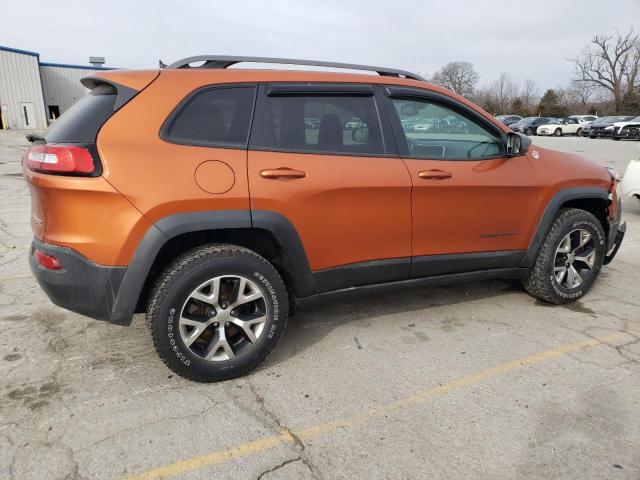 1C4PJMBS7GW293095 - 2016 JEEP CHEROKEE TRAILHAWK ORANGE photo 3