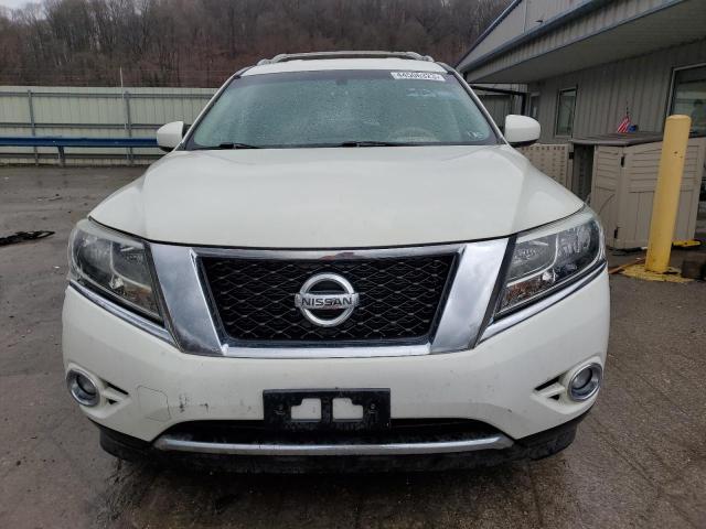 5N1AR2MM6DC605790 - 2013 NISSAN PATHFINDER S WHITE photo 5