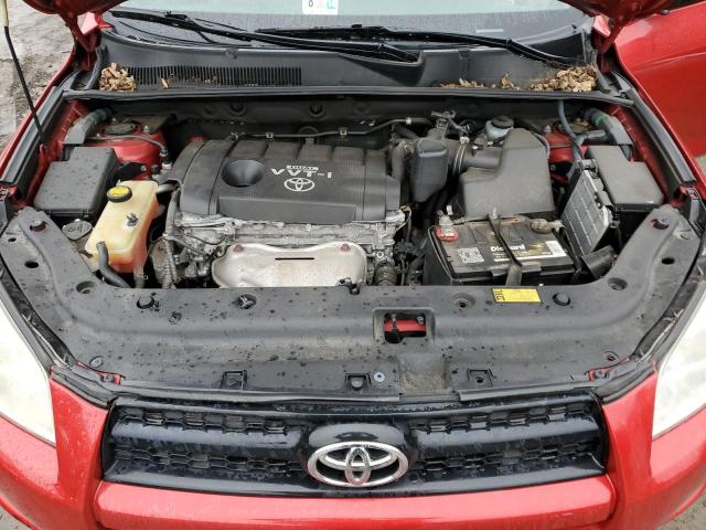 2T3JF4DV2AW052405 - 2010 TOYOTA RAV4 RED photo 11