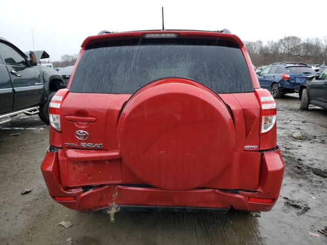 2T3JF4DV2AW052405 - 2010 TOYOTA RAV4 RED photo 6