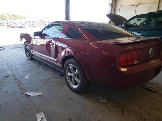 1ZVHT80N695107572 - 2009 FORD MUSTANG BURGUNDY photo 2