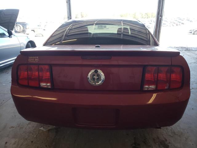 1ZVHT80N695107572 - 2009 FORD MUSTANG BURGUNDY photo 6