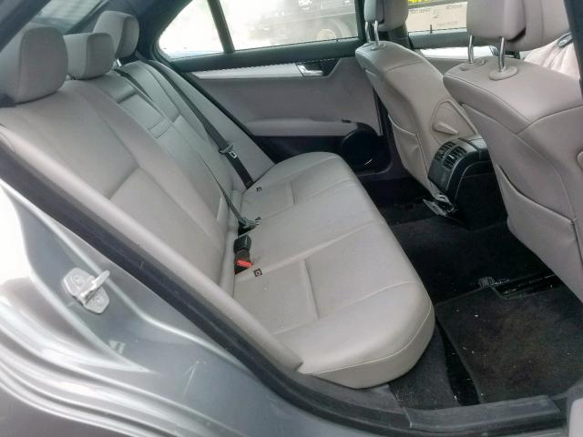WDDGF81X68F096335 - 2008 MERCEDES-BENZ C 300 4MATIC SILVER photo 6