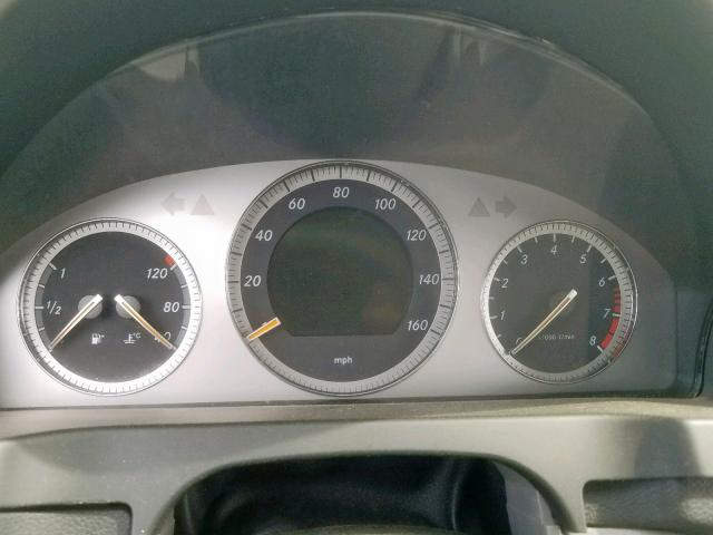 WDDGF81X68F096335 - 2008 MERCEDES-BENZ C 300 4MATIC SILVER photo 8