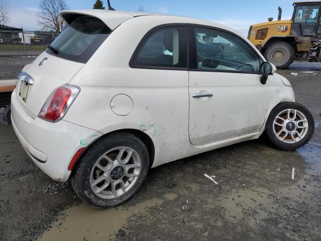 3C3CFFARXDT752149 - 2013 FIAT 500 POP WHITE photo 3