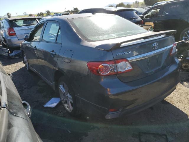 5YFBU4EE0DP080016 - 2013 TOYOTA COROLLA BASE GRAY photo 2