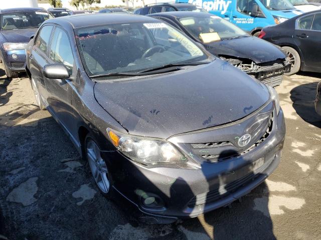 5YFBU4EE0DP080016 - 2013 TOYOTA COROLLA BASE GRAY photo 4