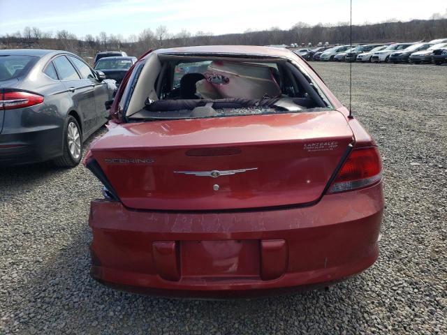 1C3EL46X15N689831 - 2005 CHRYSLER SEBRING BURGUNDY photo 6