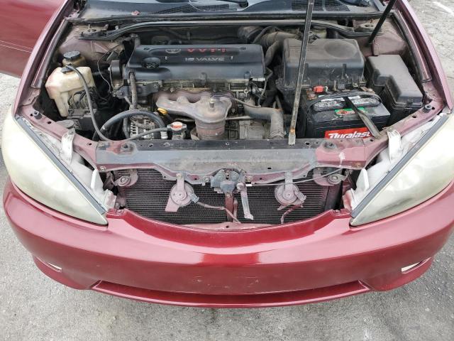 4T1BE32K45U039129 - 2005 TOYOTA CAMRY LE BURGUNDY photo 11