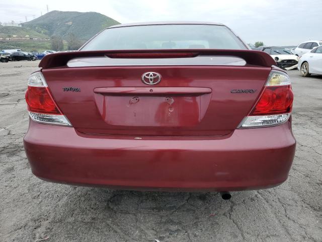 4T1BE32K45U039129 - 2005 TOYOTA CAMRY LE BURGUNDY photo 6