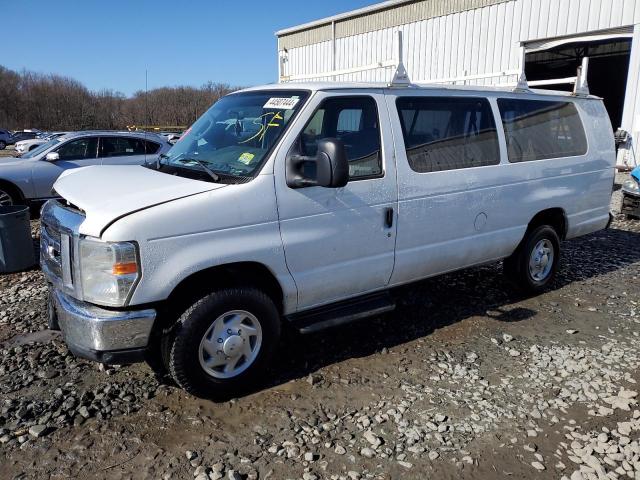 1FBSS3BL7EDA28068 - 2014 FORD ECONOLINE E350 SUPER DUTY WAGON WHITE photo 1