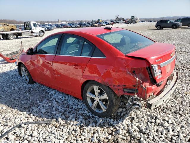 1G1PE5SB3F7122467 - 2015 CHEVROLET CRUZE LT RED photo 2