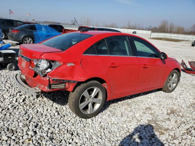 1G1PE5SB3F7122467 - 2015 CHEVROLET CRUZE LT RED photo 3