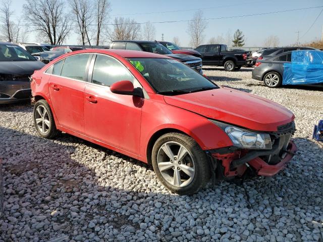 1G1PE5SB3F7122467 - 2015 CHEVROLET CRUZE LT RED photo 4