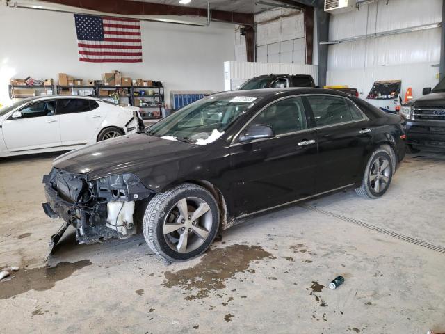 1G1ZC5E00CF334060 - 2012 CHEVROLET MALIBU 1LT BLACK photo 1