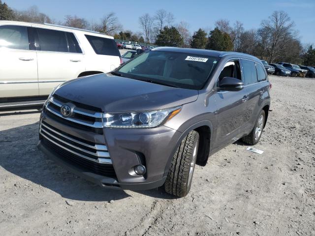 5TDDZRFH5HS413632 - 2017 TOYOTA HIGHLANDER LIMITED GRAY photo 1