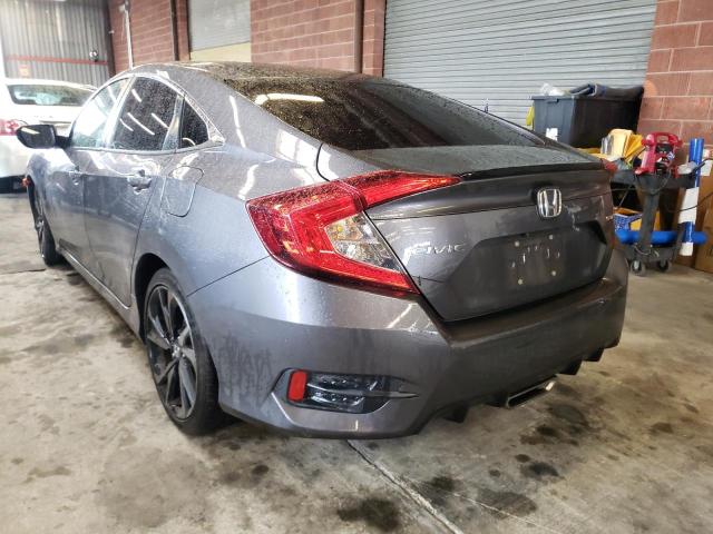 2HGFC2F82KH580300 - 2019 HONDA CIVIC SPORT 灰色 照片 2