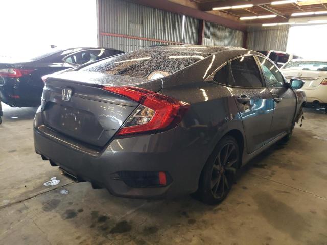 2HGFC2F82KH580300 - 2019 HONDA CIVIC SPORT GRAY photo 3