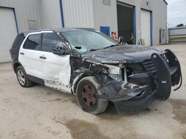 1FM5K8AR8HGB55910 - 2017 FORD EXPLORER POLICE INTERCEPTOR TWO TONE photo 4