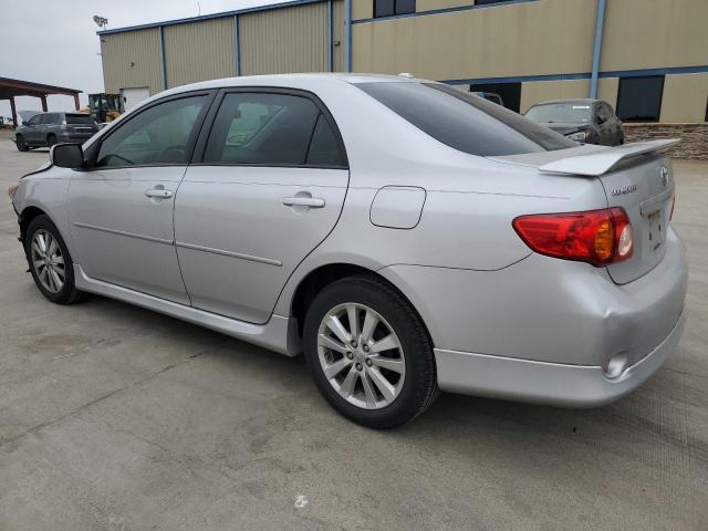 2T1BU4EE6AC473434 - 2010 TOYOTA COROLLA BASE SILVER photo 2