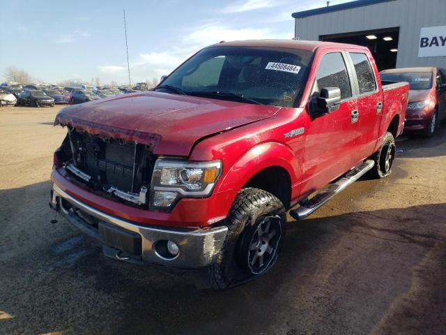 1FTFW1EF9DFD86691 - 2013 FORD F150 SUPERCREW RED photo 1