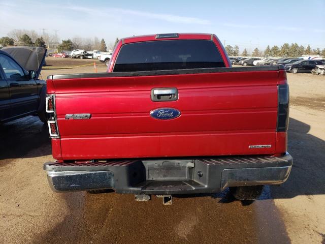 1FTFW1EF9DFD86691 - 2013 FORD F150 SUPERCREW RED photo 6