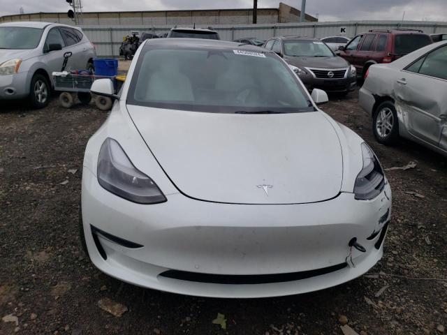 5YJ3E1EB8NF354131 - 2022 TESLA MODEL 3 WHITE photo 5