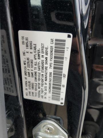 1HGCM56857A013084 - 2007 HONDA ACCORD EX BLACK photo 12